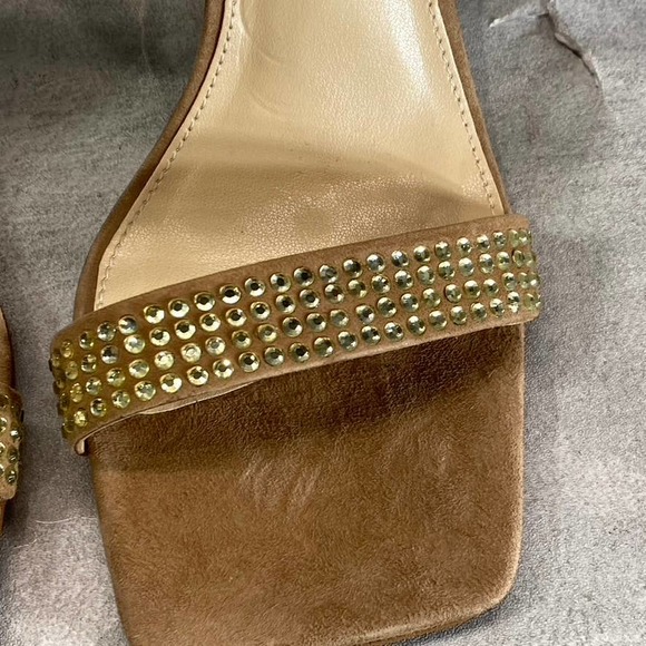 Vince Camuto Women's Amendoa Saprenda Rhinestone Ankle-Strap Sandals SZ 7.5 - Picture 5 of 11